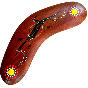 Painted Hunting Boomerang - John Rotumah - 16cm