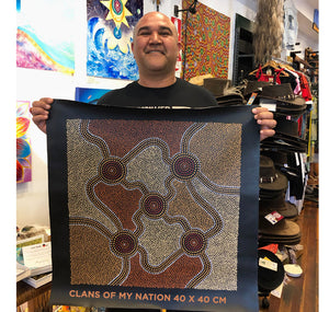 Clans of my Nation - 60cm x 60cm - Bundjalung Sean #11