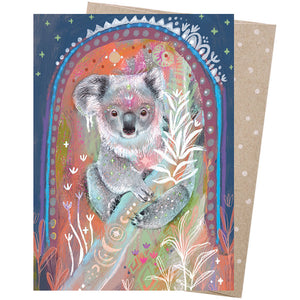 Greeting Card - Forest Guardian - Amber Somerset