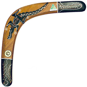 100% Aboriginal made by Murra Wolka - 16” Returning Boomerang