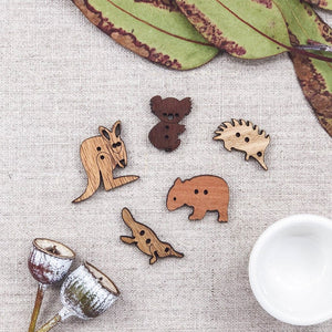 5 x Animal Buttons - Buttonworks