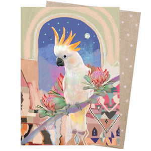 Greeting Card - Cockatoo's Bazaar - Amber Somerset