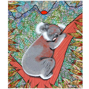 Greeting Card - Koala by Oral Roberts