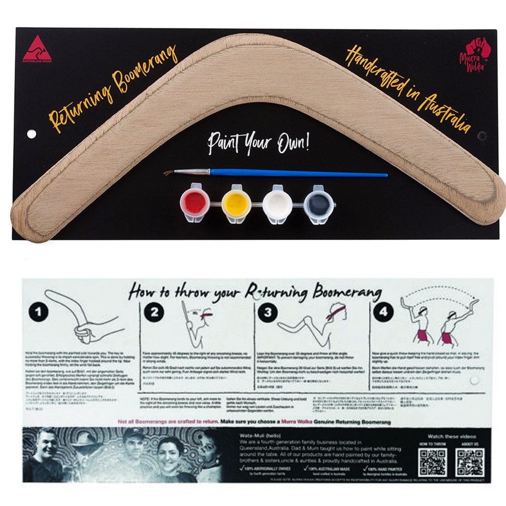 Paint your own Boomerang - Murra Wolka