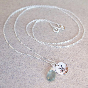 Zodiac Necklace - Pisces - Made in Byron Bay