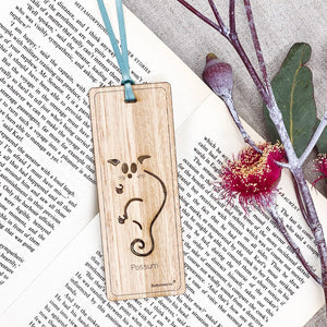 Wooden Bookmark - Possum