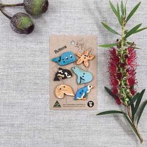 Sea Life Button Pack - Buttonworks