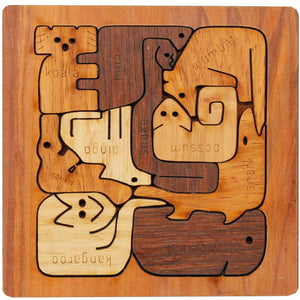 Square Animal Puzzle - Buttonworks