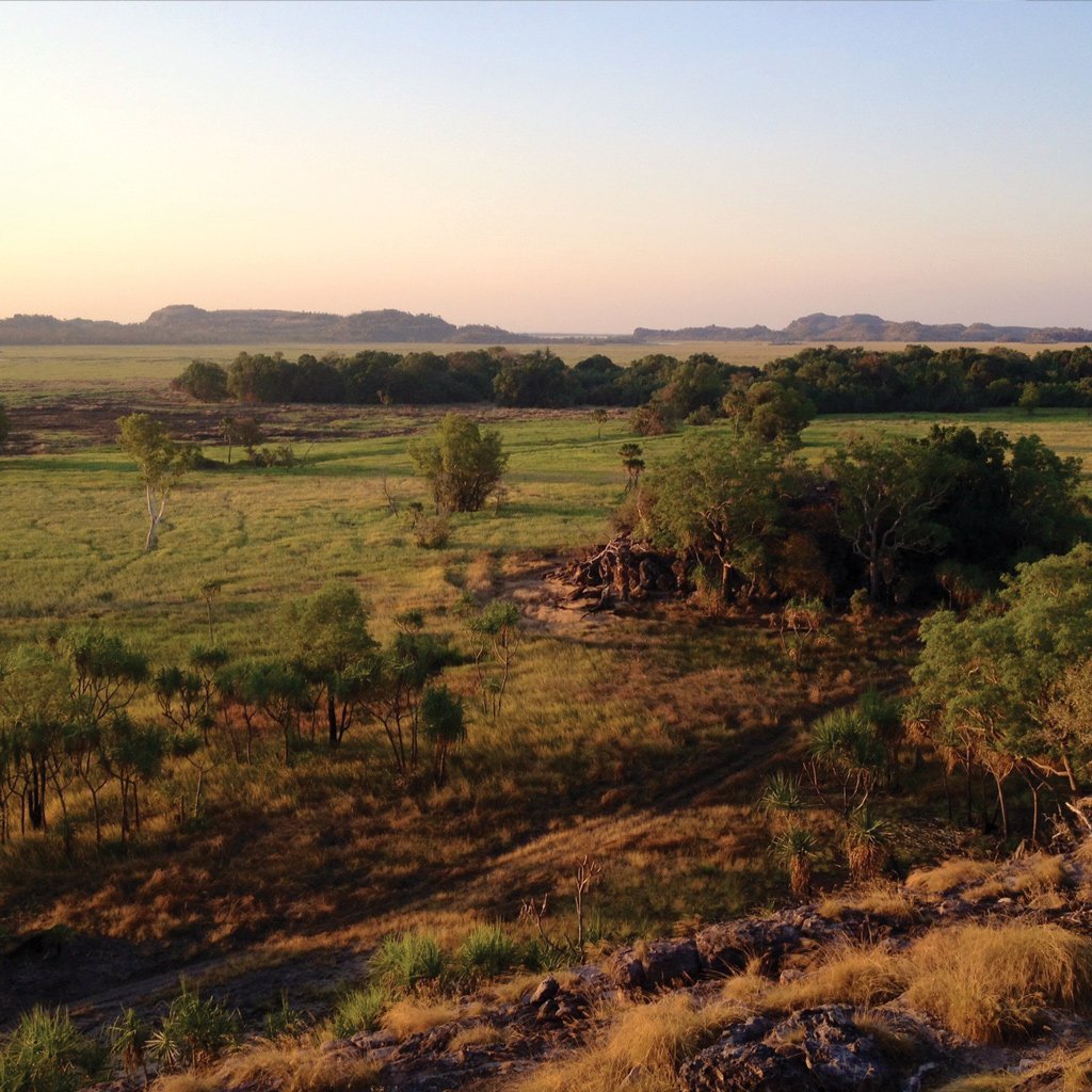 Why did the first people of this land happily remain as they were for thousands of years?