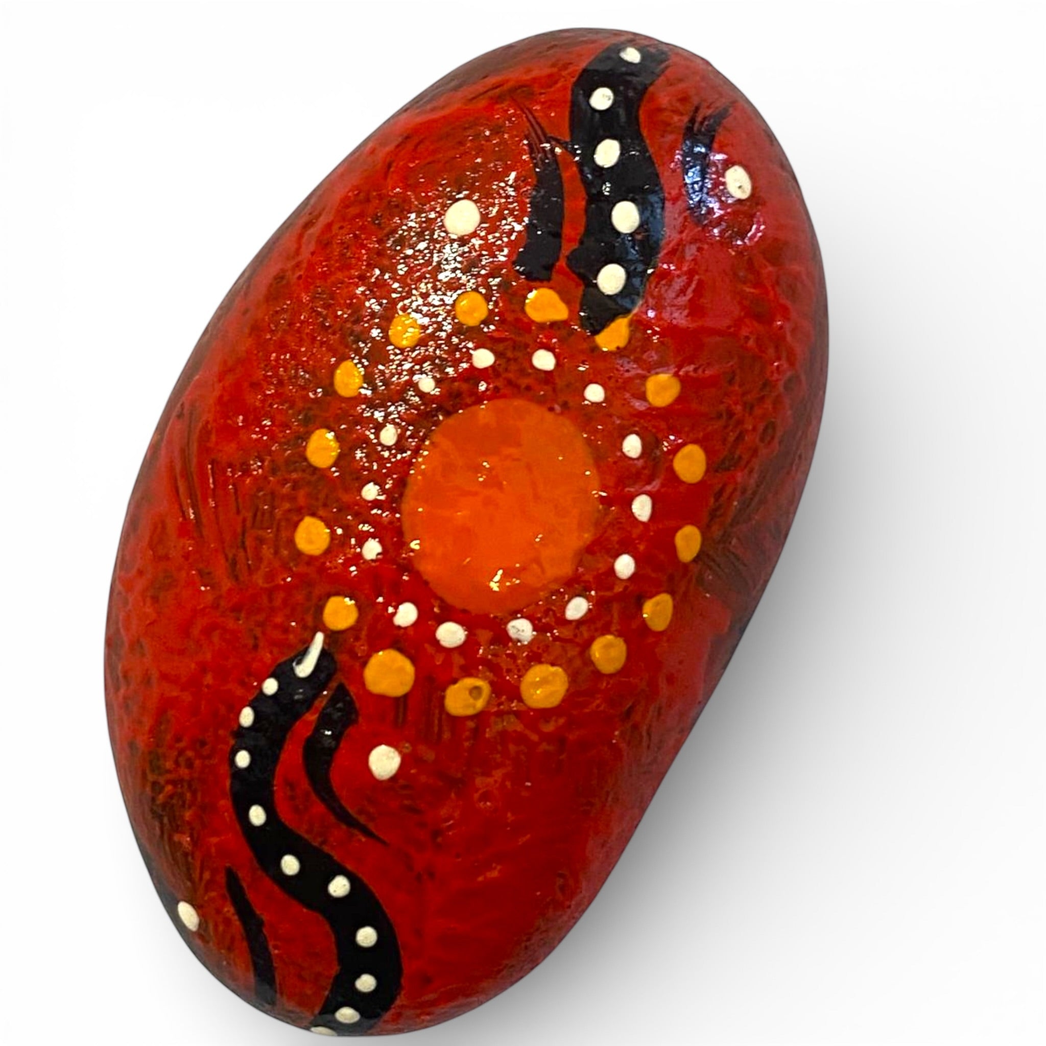 Painted Stone by John Rotumah