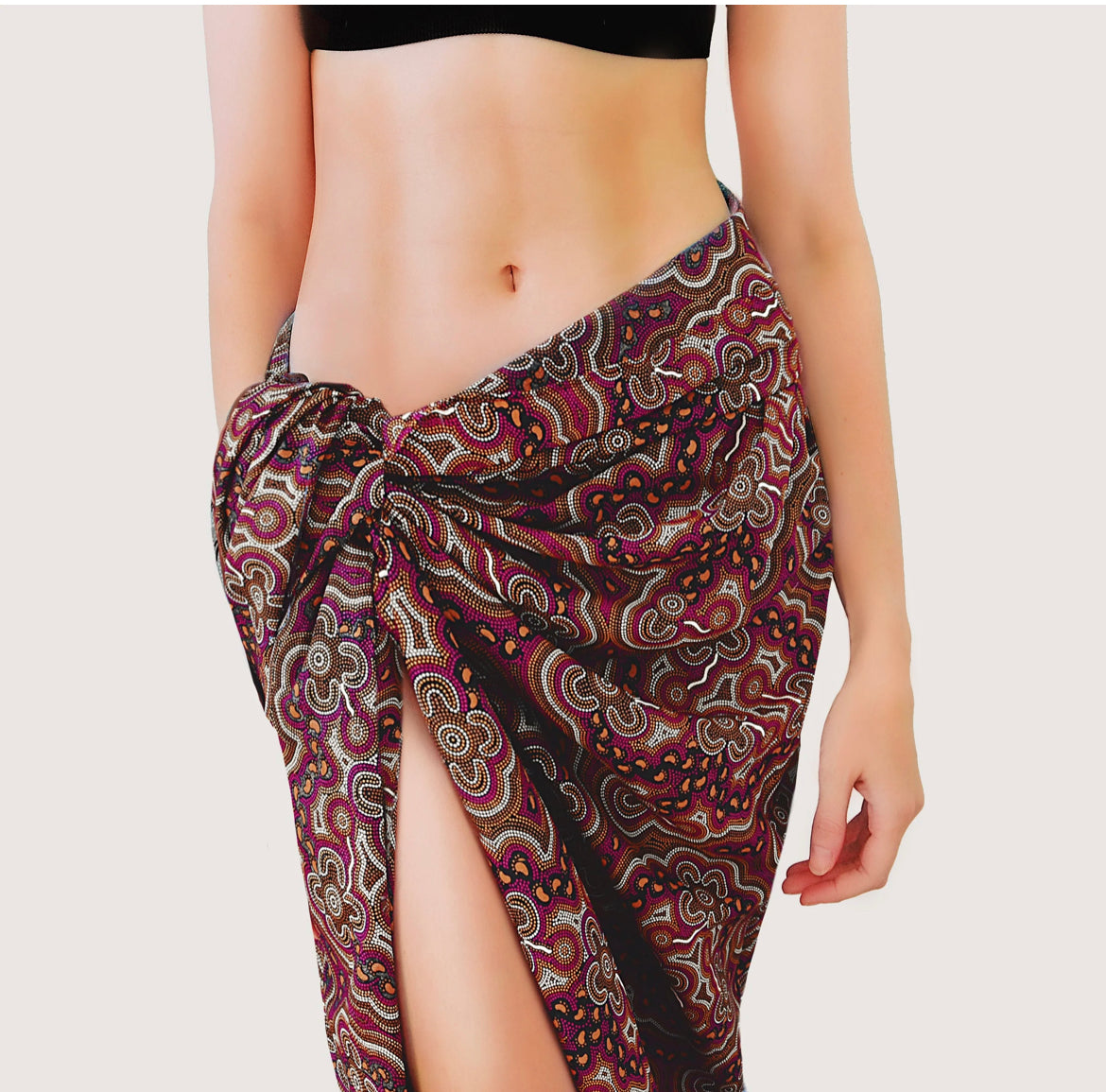 Sarong - 5 different designs - Cotton Chiffon - Made in 
