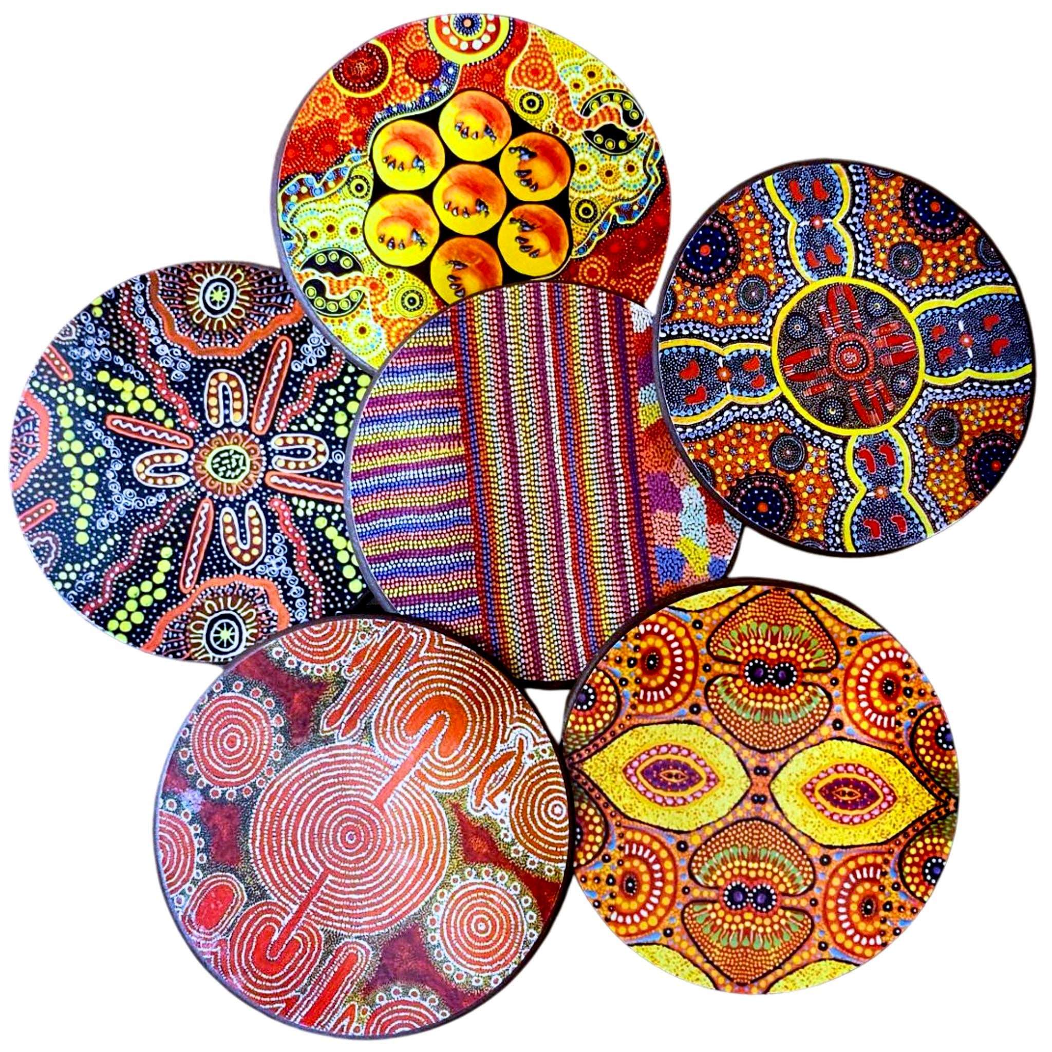 Coasters - Australian Made - Keringke Art