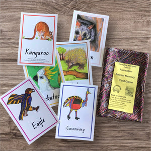 Australian Animal Memory Card Game