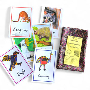 Australian Animal Memory Card Game