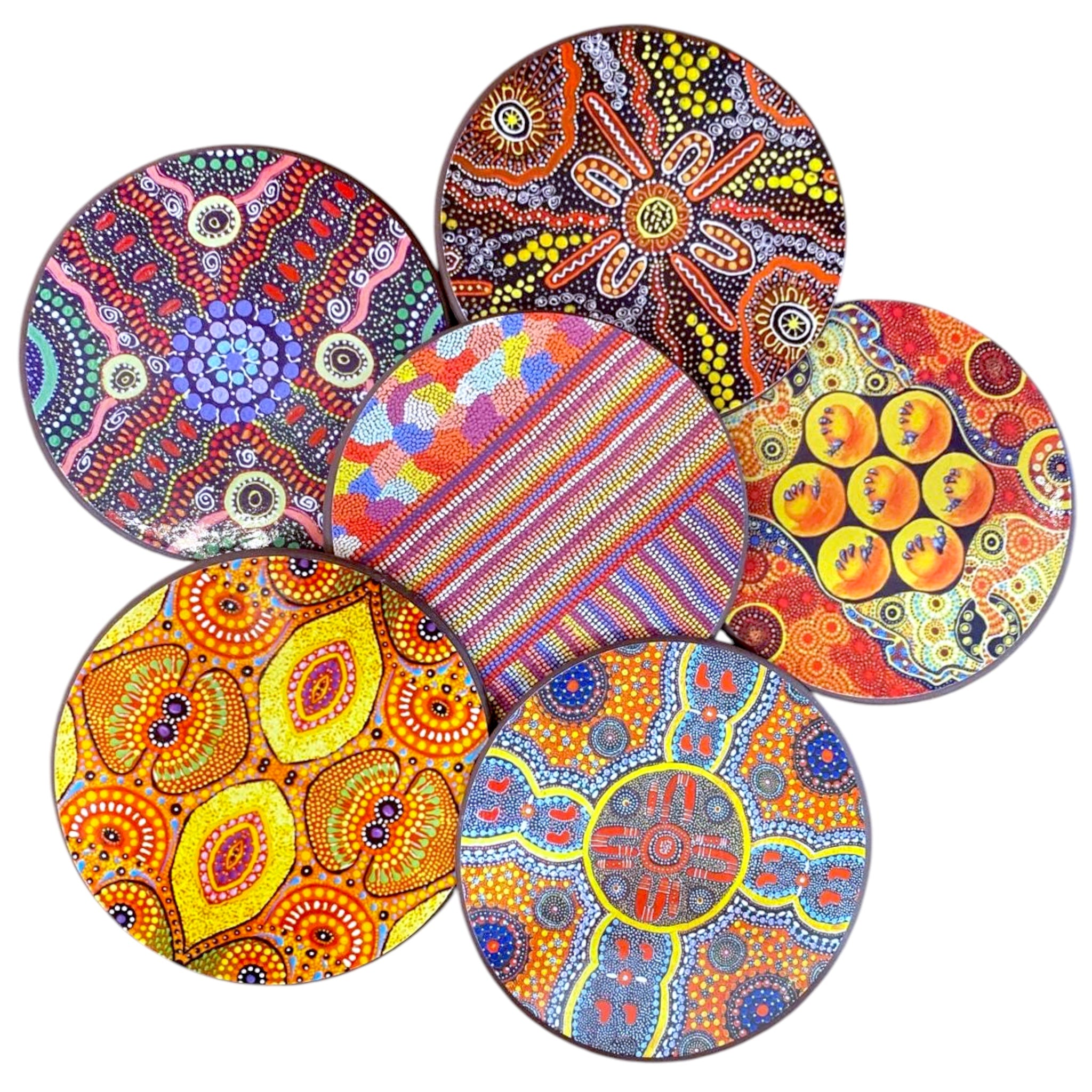 Coasters - Australian Made - Keringke Art