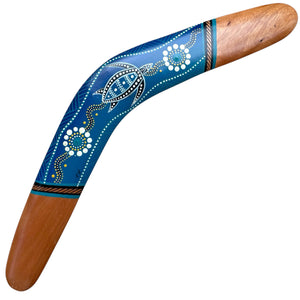 Painted Hunting Boomerang - John Rotumah - 43cm