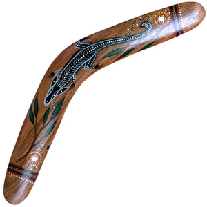 Painted Hunting Boomerang - John Rotumah - 43cm