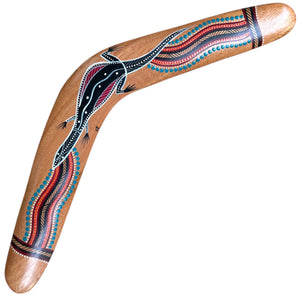 Painted Hunting Boomerang - John Rotumah - 47cm