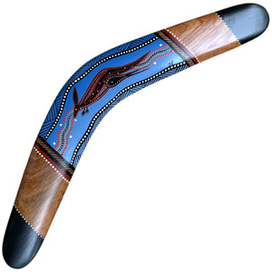 Painted Hunting Boomerang - John Rotumah - 43cm