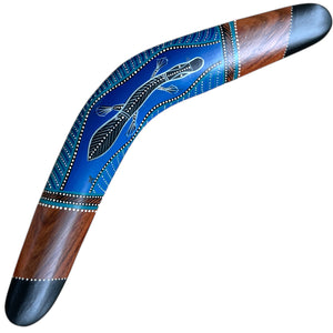 Painted Hunting Boomerang - John Rotumah - 43cm