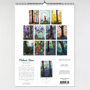 2025 Wall Calendar by Melanie Hava - Waribarra Country 320 x 460 mm (Large)