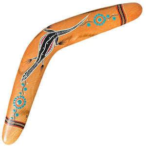 Painted Hunting Boomerang - John Rotumah - 47cm