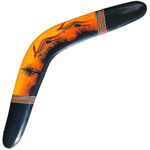 Painted Hunting Boomerang - John Rotumah - 48cm