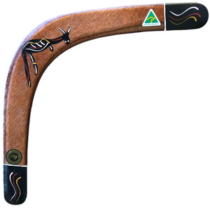100% Aboriginal Made 16” by Murra Wolka - Returning Boomerang