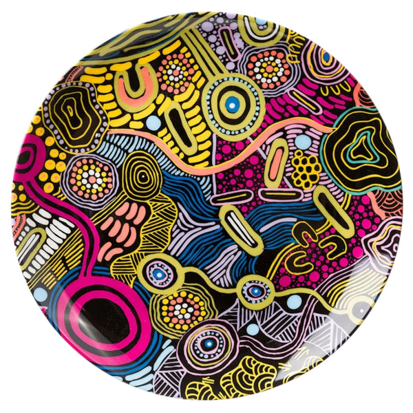 Ceramic Plate 7.5” - Justin Butler - Planet Corroboree