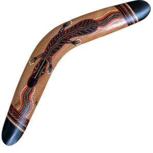 Painted Hunting Boomerang - John Rotumah - 43cm