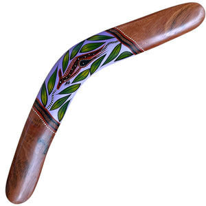 Painted Hunting Boomerang - John Rotumah - 43cm