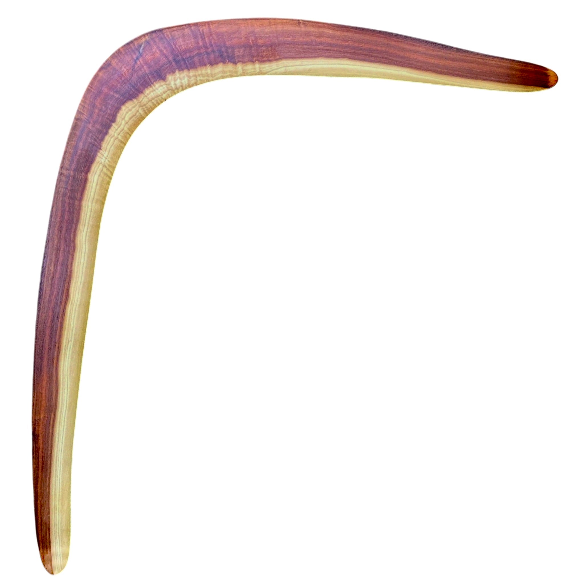 Authentic Aboriginal Hardwood Boomerang – Handcrafted by Michael Walker