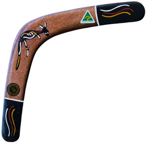 100% Aboriginal Made 14” by Murra Wolka - Returning Boomerang
