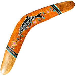 Painted Hunting Boomerang - John Rotumah - 43cm