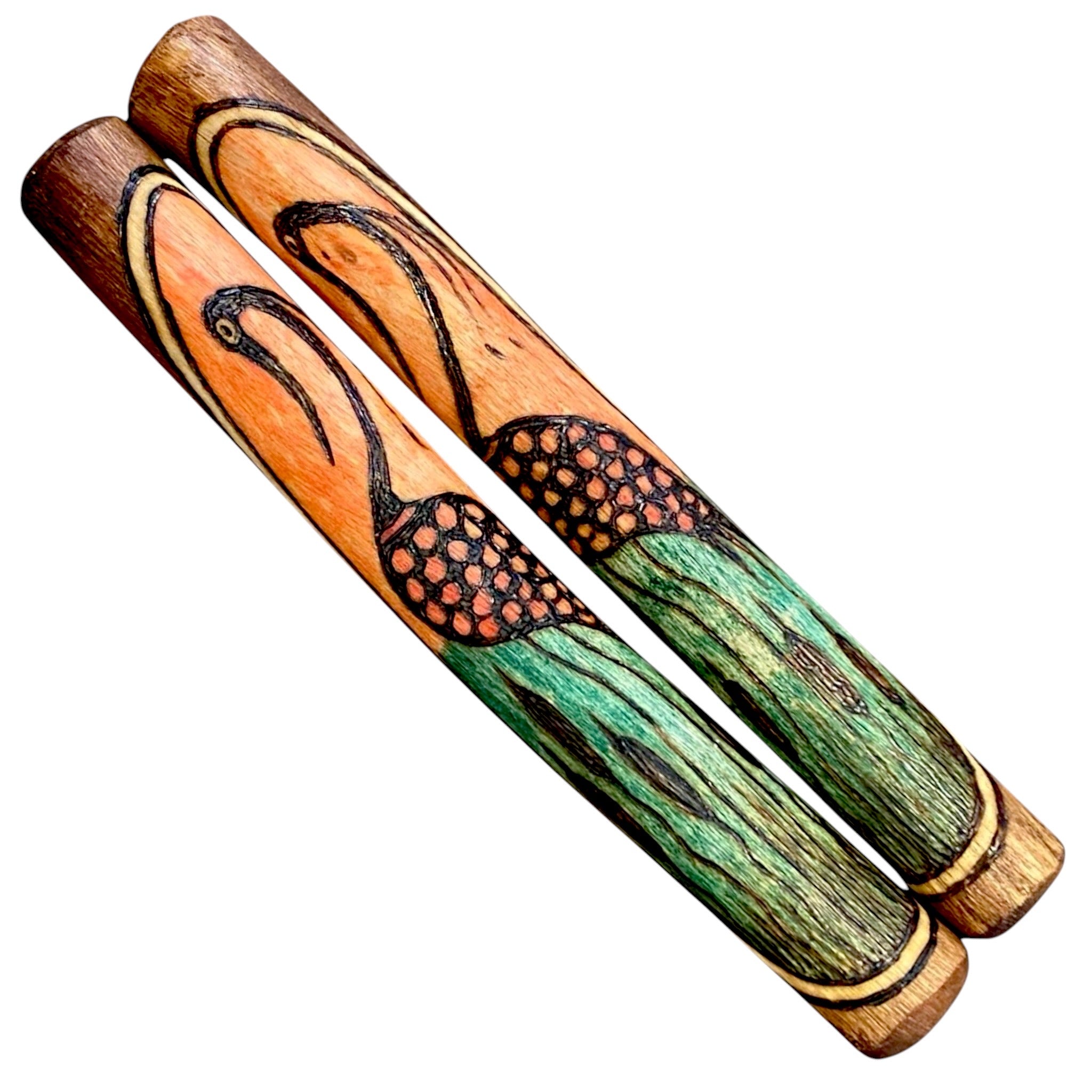 Brolga Clapsticks by Ossie Egan