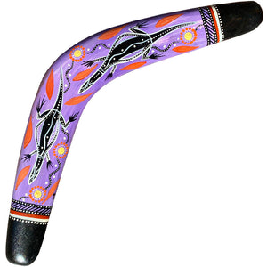 Painted Hunting Boomerang - John Rotumah - 41cm