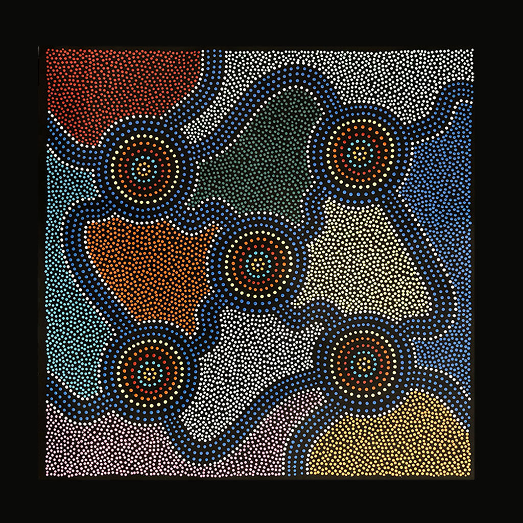 Clans of my Nation - 60cm x 60cm - Bundjalung Sean #10
