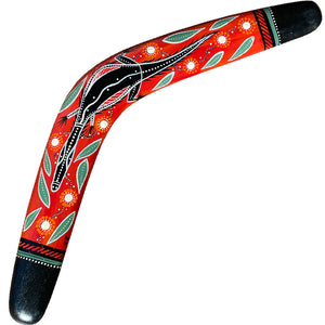 Painted Hunting Boomerang - John Rotumah - 46cm