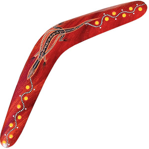 Painted Hunting Boomerang - John Rotumah - 43cm