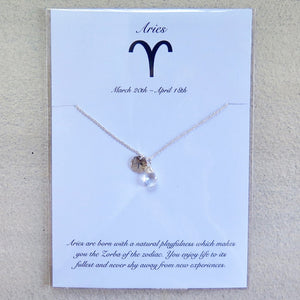 Zodiac Necklace - Aries - Made in Byron Bay