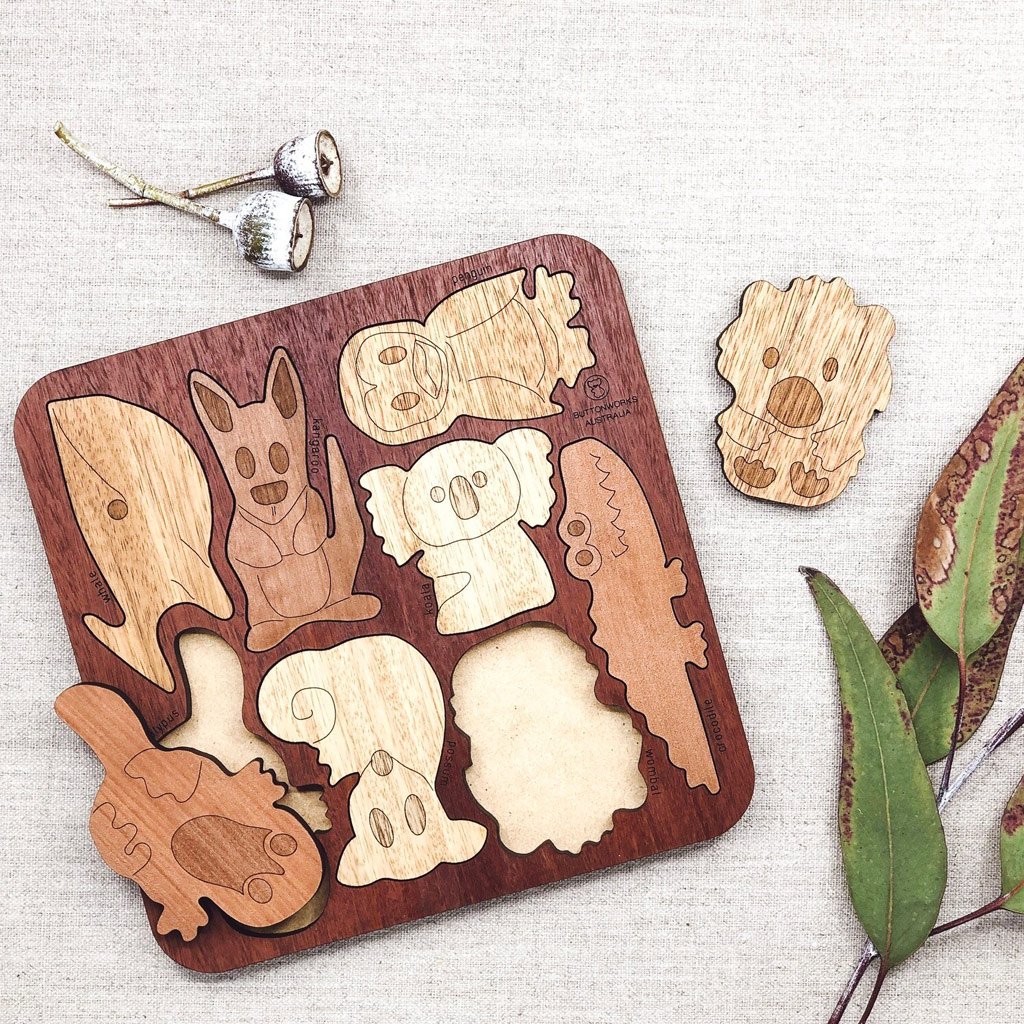 Australian Children's Puzzle - Buttonworks