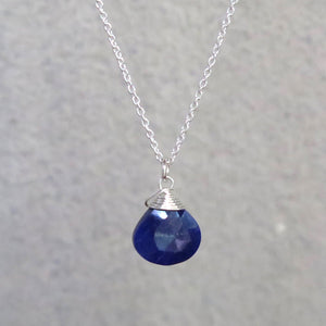 Birthstone Necklace - September - Lapis Lazuli