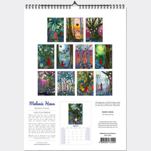 2024 Wall Calendar by Melanie Hava - Waribarra Country 320 x 230 mm