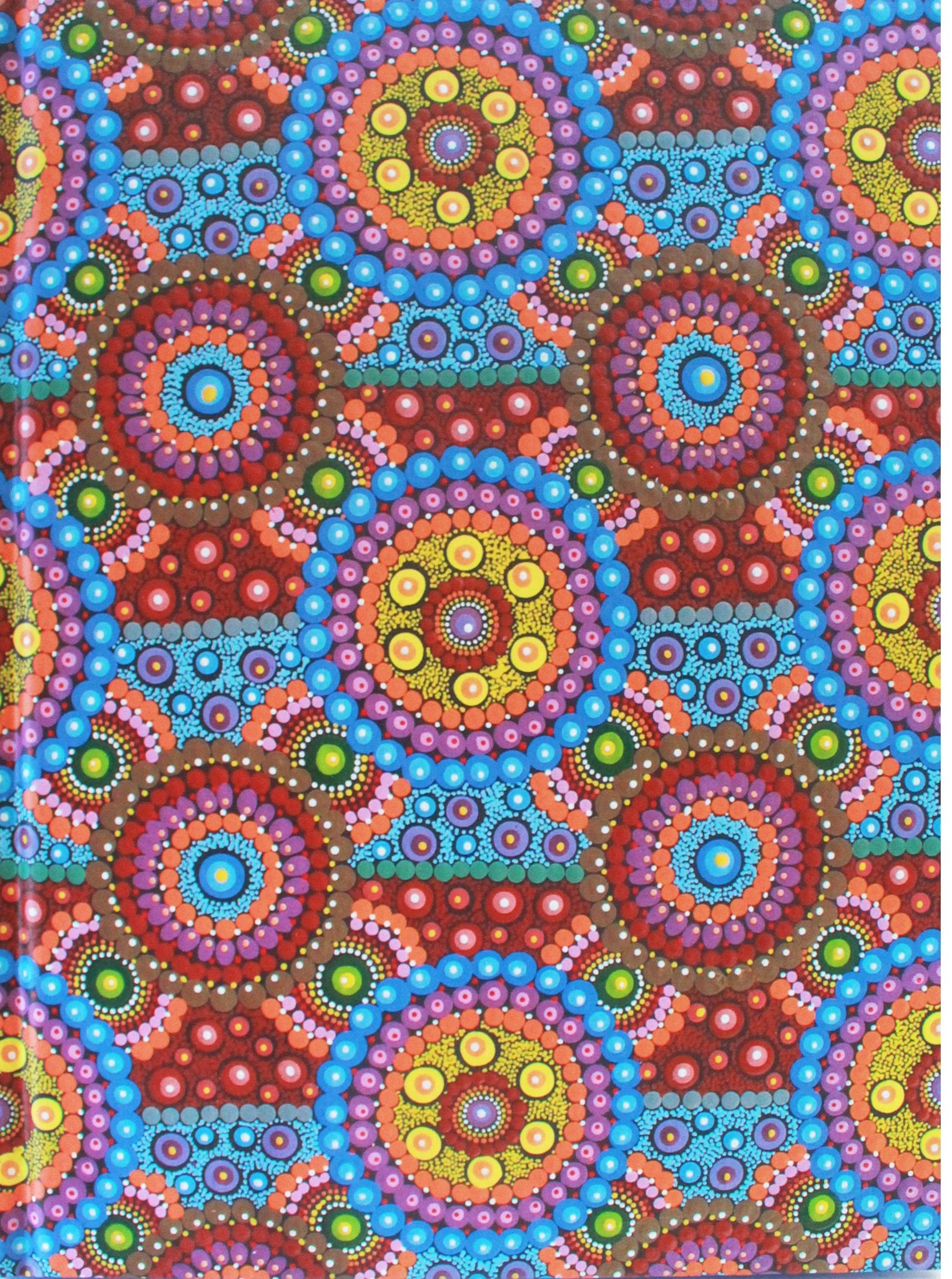 Journal - Lined Hard Cover  - 'Rainbow lights' - Rosina Ryder