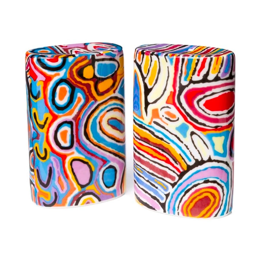 Mina Mina Dreaming Salt & Pepper Shakers by Judy Watson