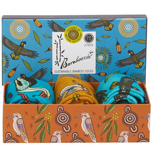 Bamboozld Socks 3 Pair Gift Box - Birds