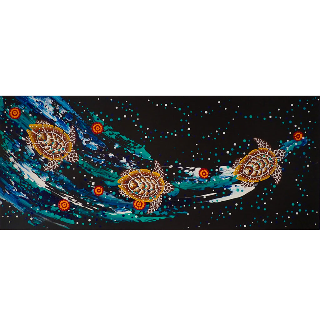 Seven Sister Song Cycle by Anthony L Walker 35 x 85cm