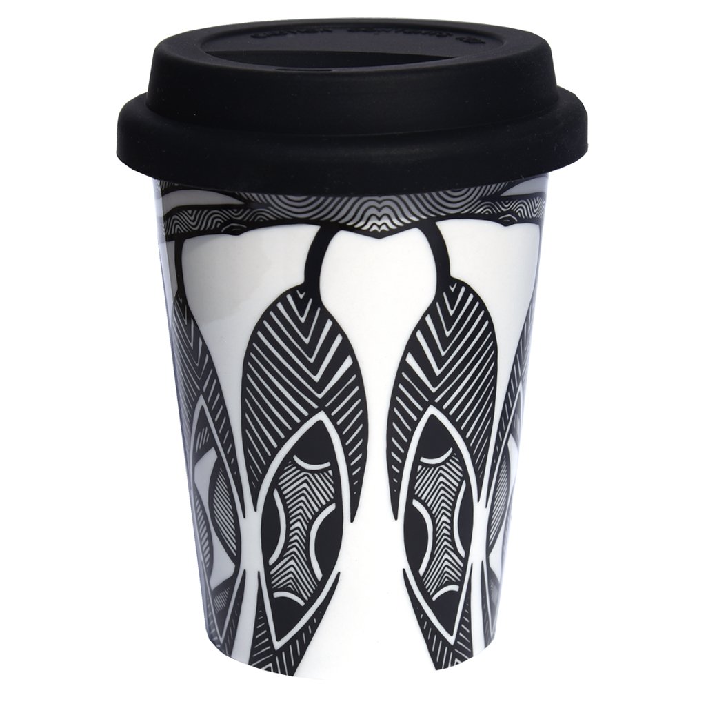 Ceramic Keep Mug - by Mick Harding (Ngarga Warendj - Dancing Wombat)