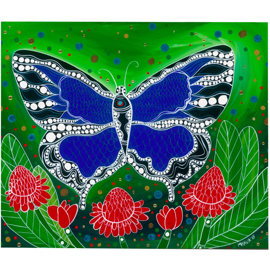 Greeting Card - Ulysses Among the Gingers by Melanie Hava