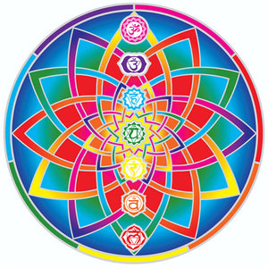 Cosmic Chakra - Mandala Sunseal Sticker